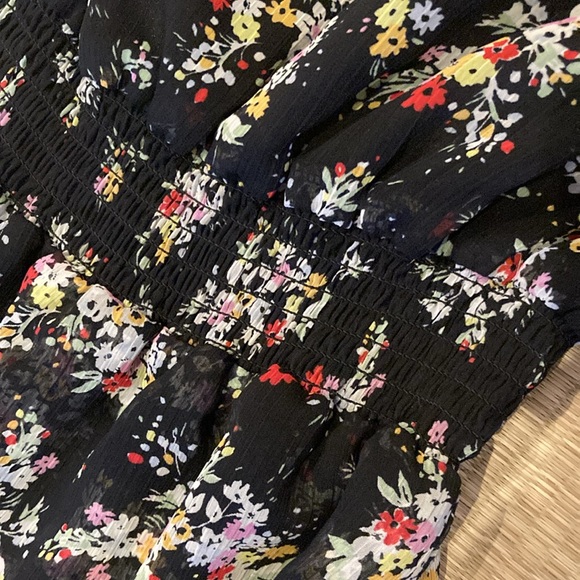 Black floral dress - Picture 6 of 6